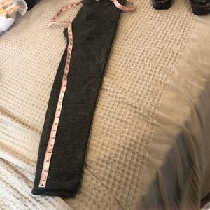 Maze 1X Fleece Line Leggings New 26inch inseam Grey